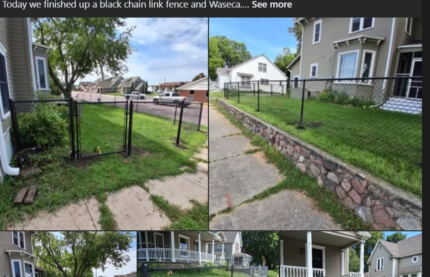 Fence installation project