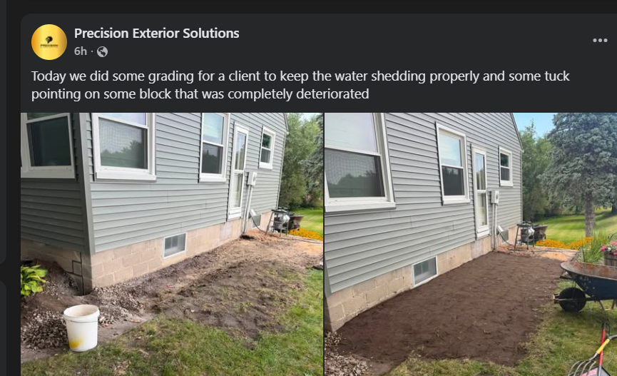 Siding and exterior work
